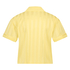 Satin Short-Sleeved Jacket, Yellow