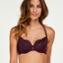 Malou padded underwired bra, Purple