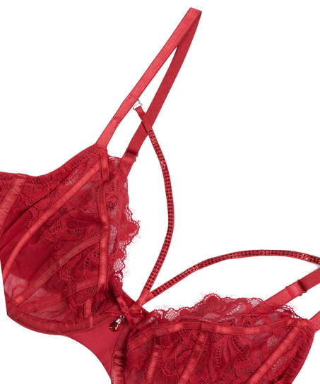 Charlotta Non-Padded Underwired Bra, Red