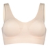 Seamless Crop Top, Beige