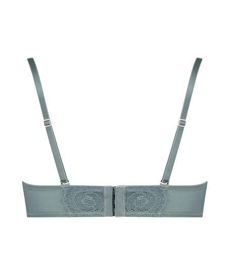 Sierra padded strapless underwired bra, Green