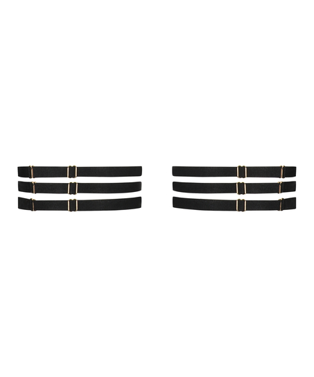 Suspender Cuffs, Black