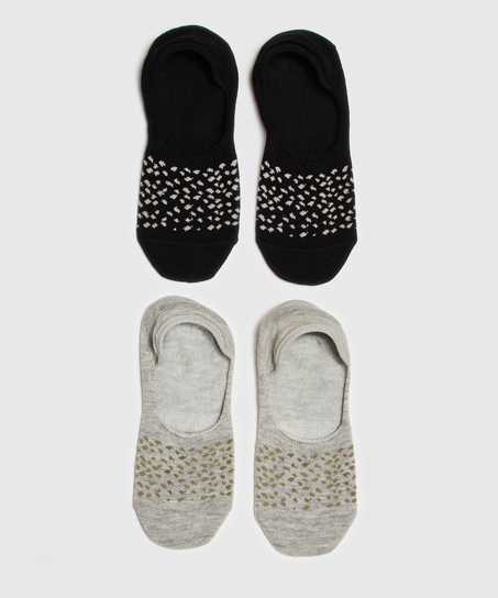 2 Pairs Of Socks, Black