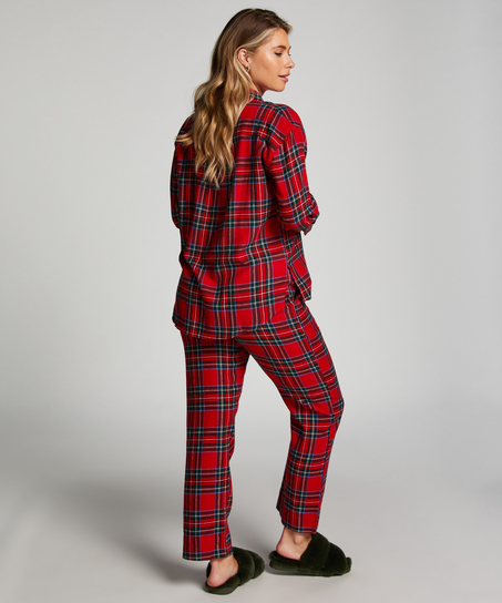 Tall Flannel Pyjama Pants, Red