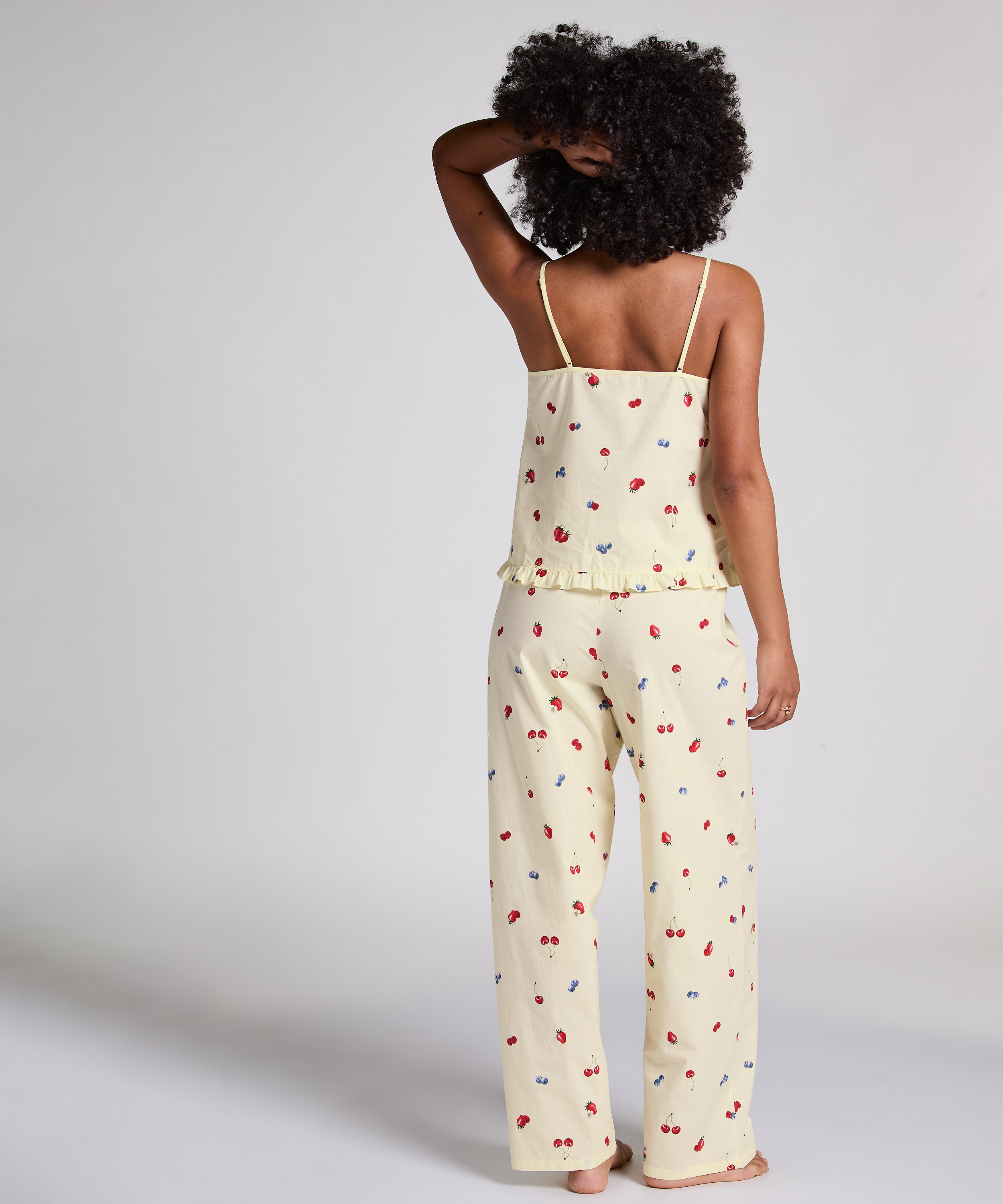 Woven Pants, Yellow, main