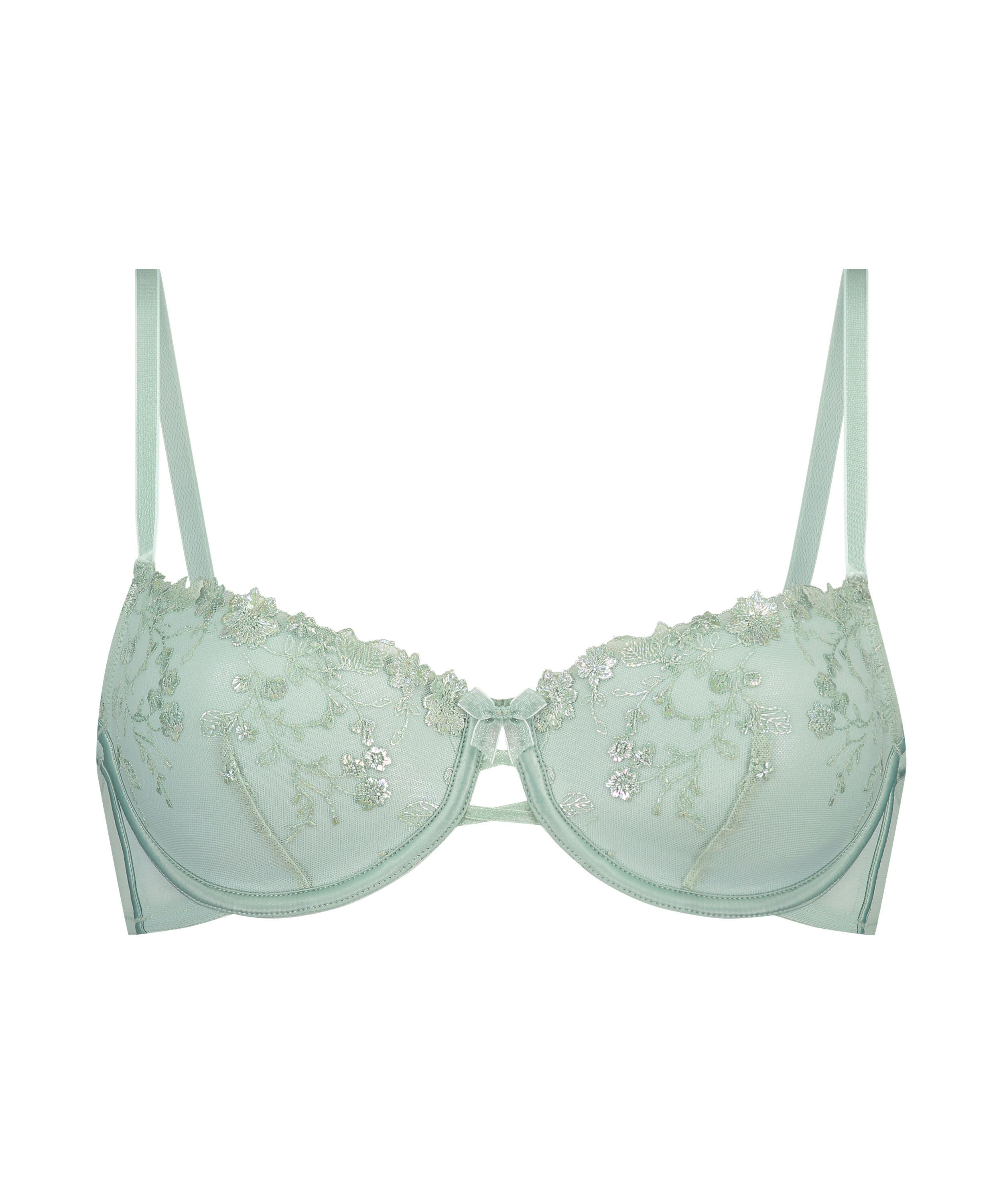 Lillia Padded Underwired Bra, Green