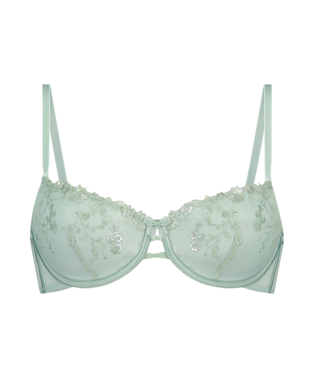 Lillia Padded Underwired Bra, Green