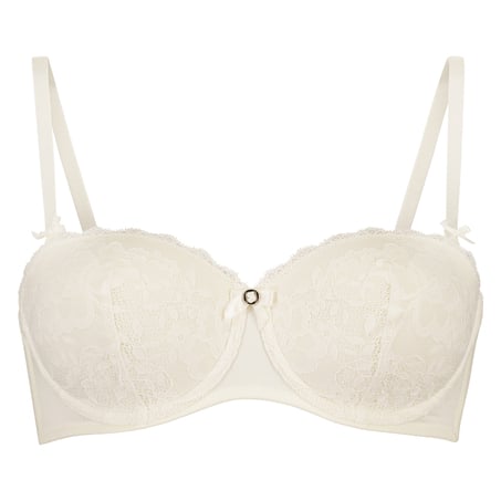Padded Strapless Underwired Bra Maya, White