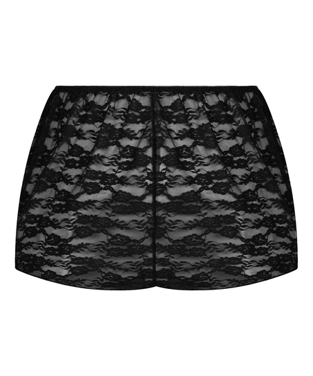 Short Allover Lace, Black