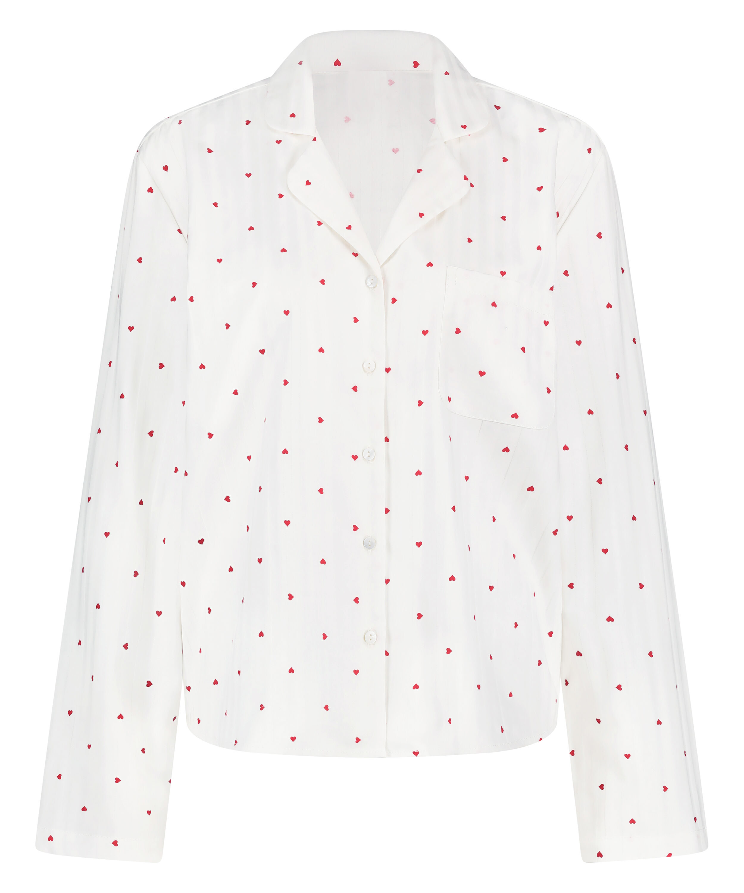 Jacquard Jacket Longsleeve, White