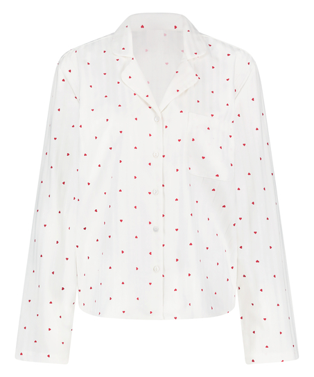Jacquard Jacket Longsleeve, White