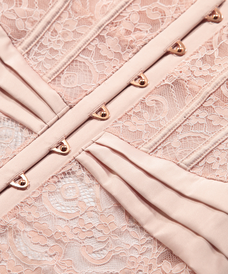 Amelia Padded Underwired Bustier, Pink