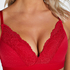 Sophie Padded Non-Underwired Bra, Red