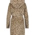 Fleece Bathrobe, Beige