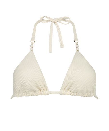 Cozumel Triangle Bikini Top, White