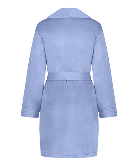 Velours Bathrobe, Blue