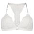 Marina Padded Triangle Bralette, White