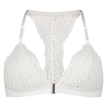 Marina Padded Triangle Bralette, White