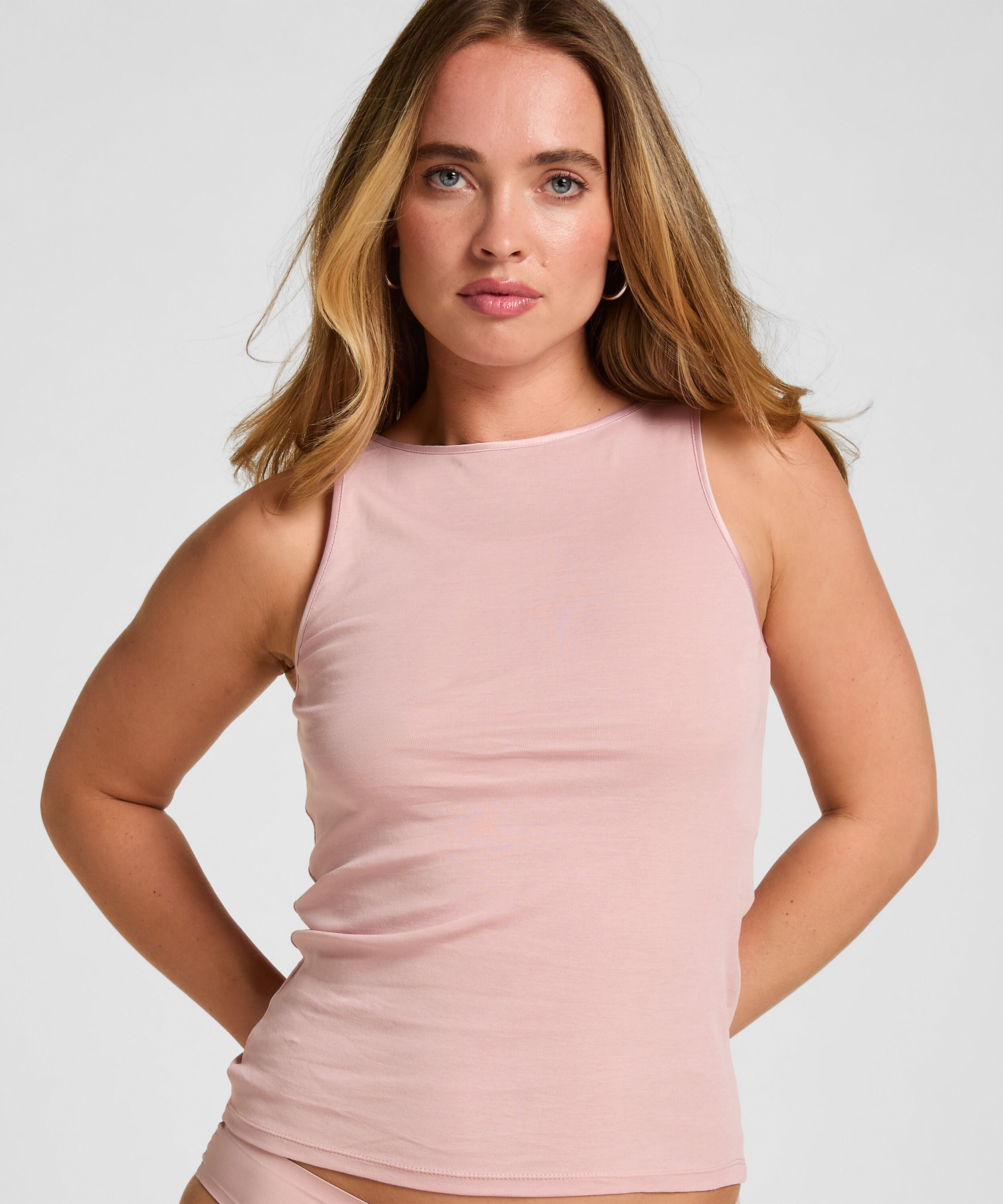 Singlet Elevated Basic, Pink