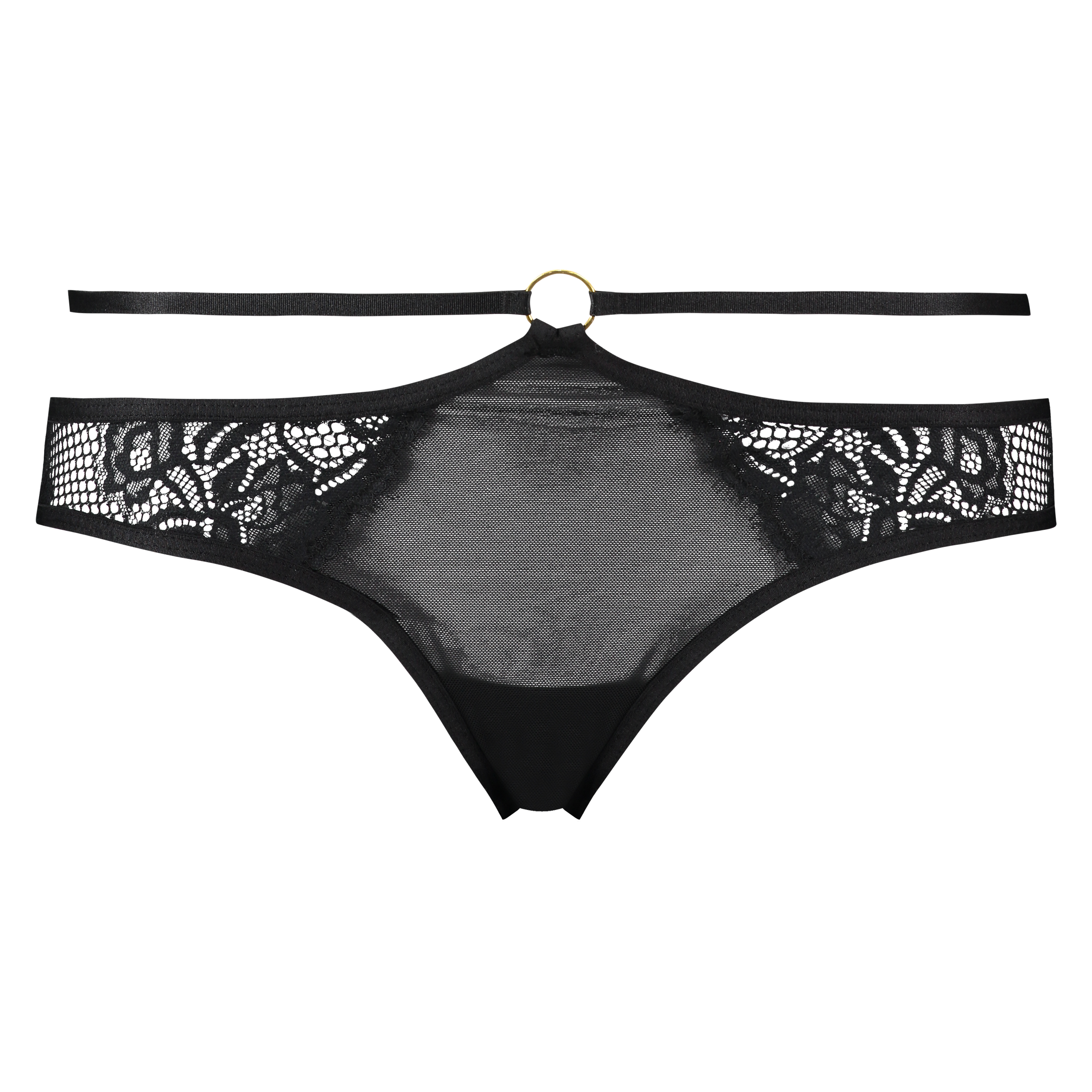 Jenny Open Back Brazilian, Black, main