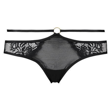 Jenny Open Back Brazilian, Black