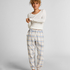 Flannel Pyjama Pants, Blue