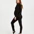 Velvet Shimmer maternity jogging bottoms, Black