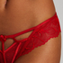 Lulu Open Crotch Brazilian, Red