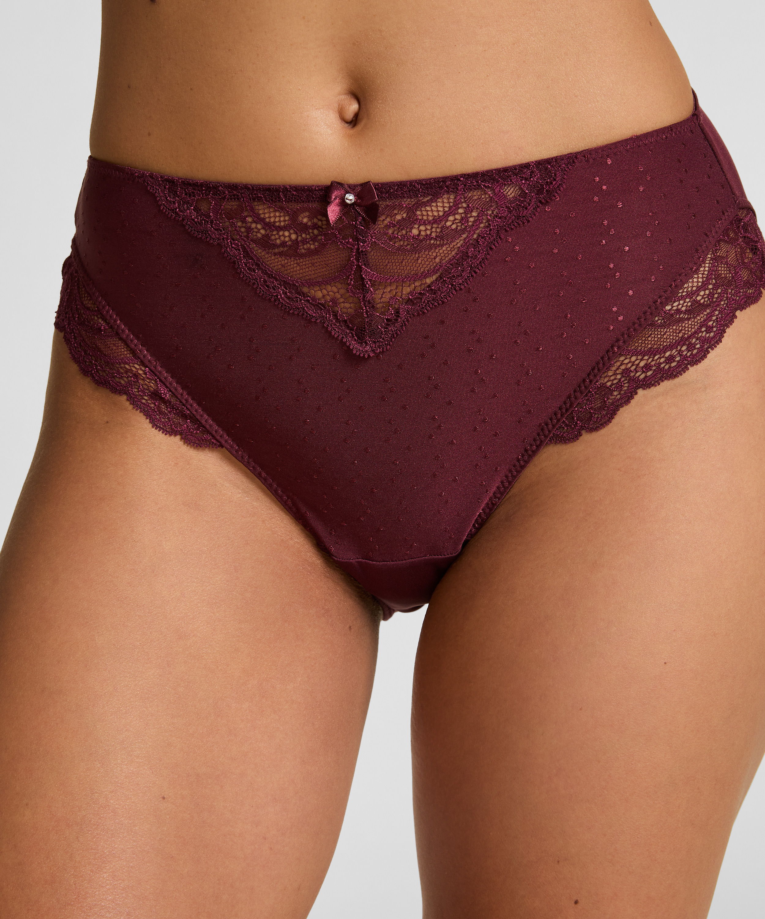 Sophie high knickers, Red, main