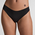 Invisible cotton thong, Black