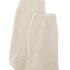 1 pair of knitted socks, White