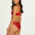 Invisible Lace Back Brazilian, Red
