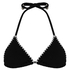 Kenya Triangle Bikini Top, Black