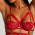 Jacky Non-Padded Underwired Bra, Red