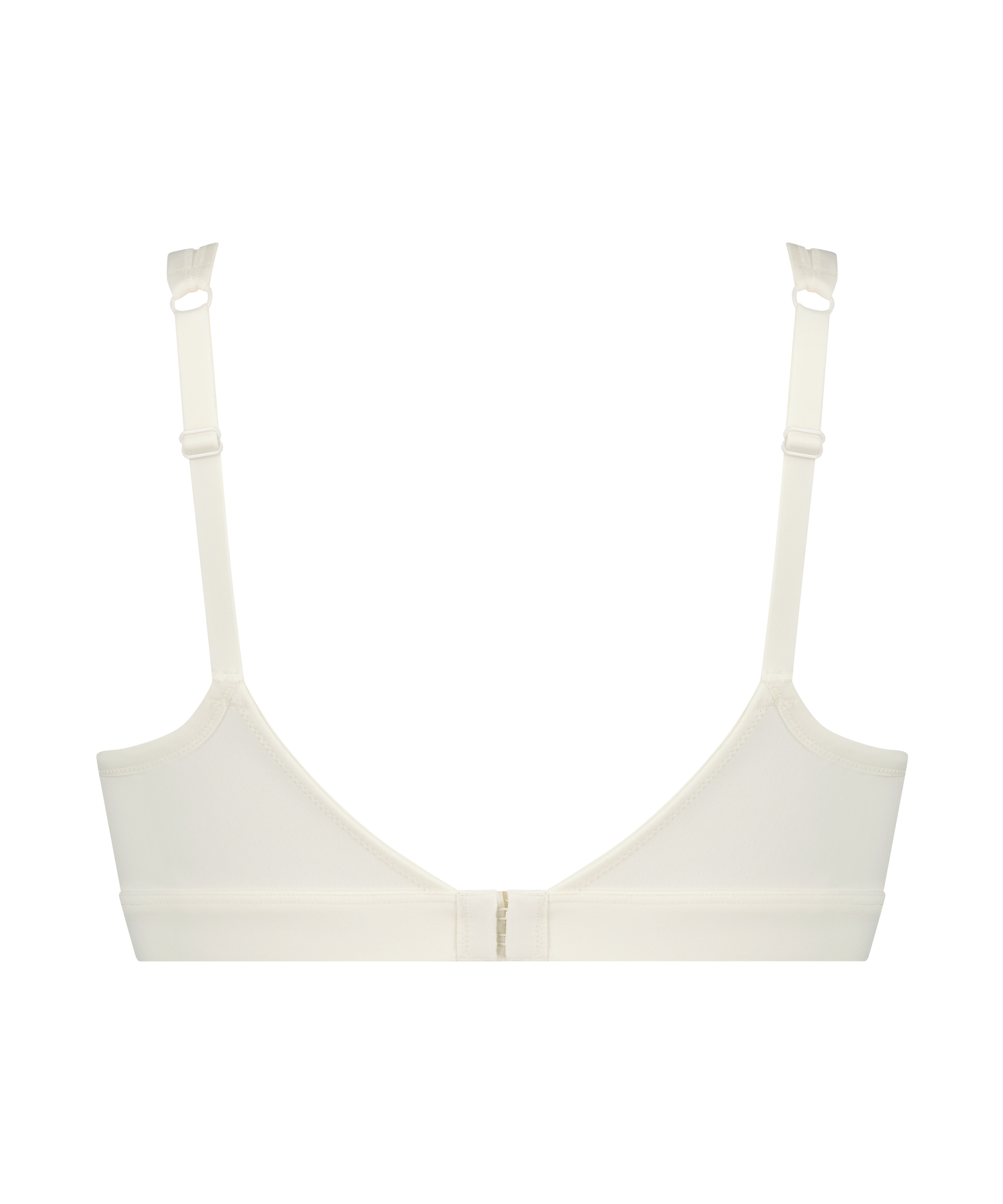 Mesh Padded Non-Underwired Bra, White, main