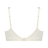 Mesh Padded Non-Underwired Bra, White