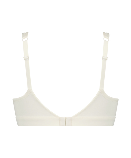 Mesh Padded Non-Underwired Bra, White