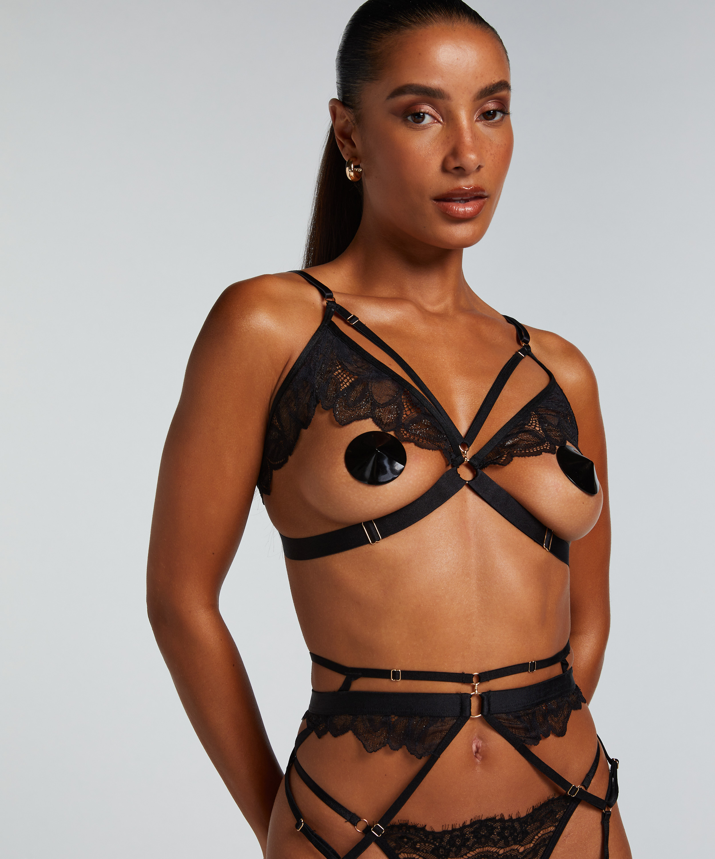 Billie Bralette, Black, main