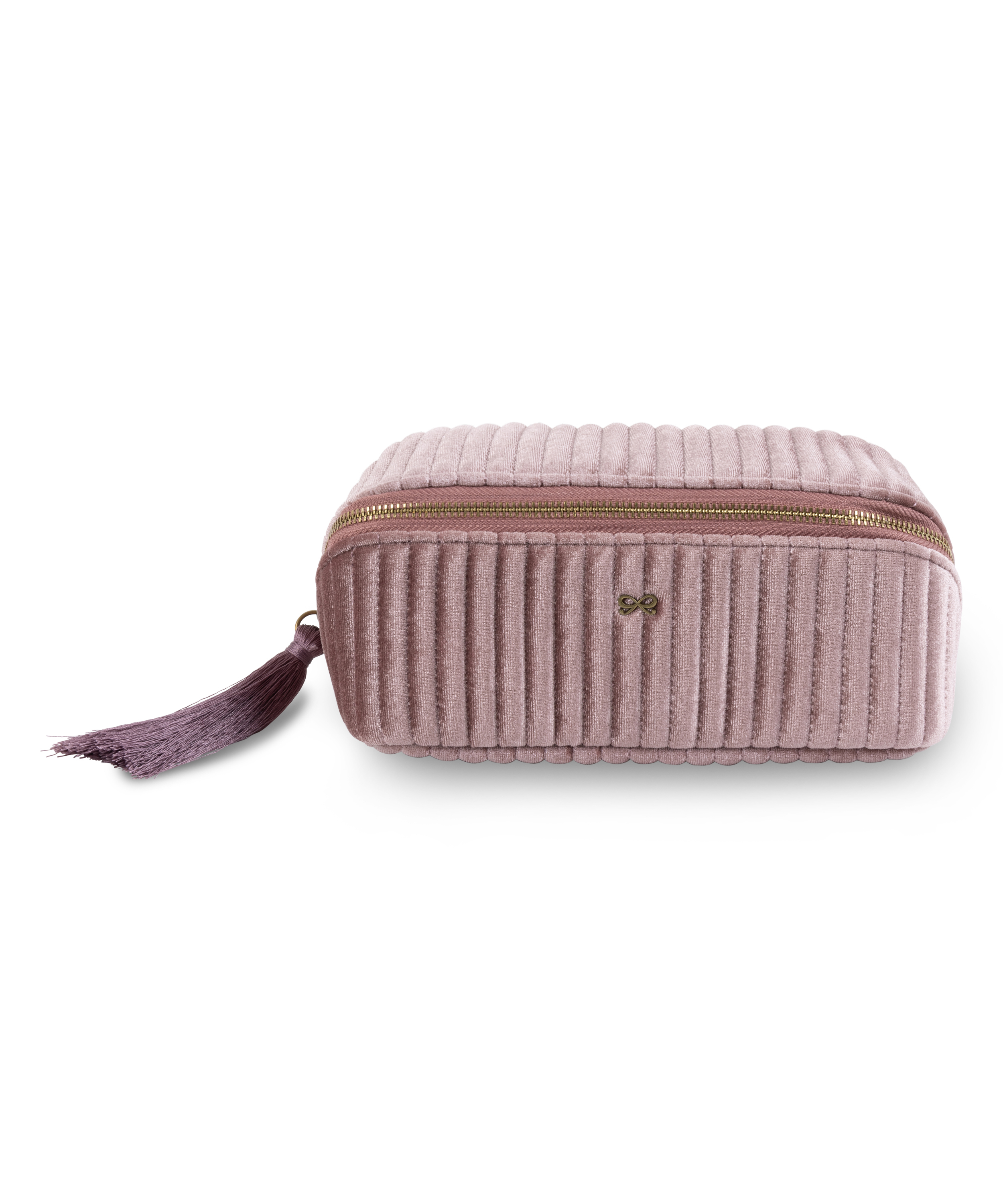 Velvet Make-Up Bag, Pink, main