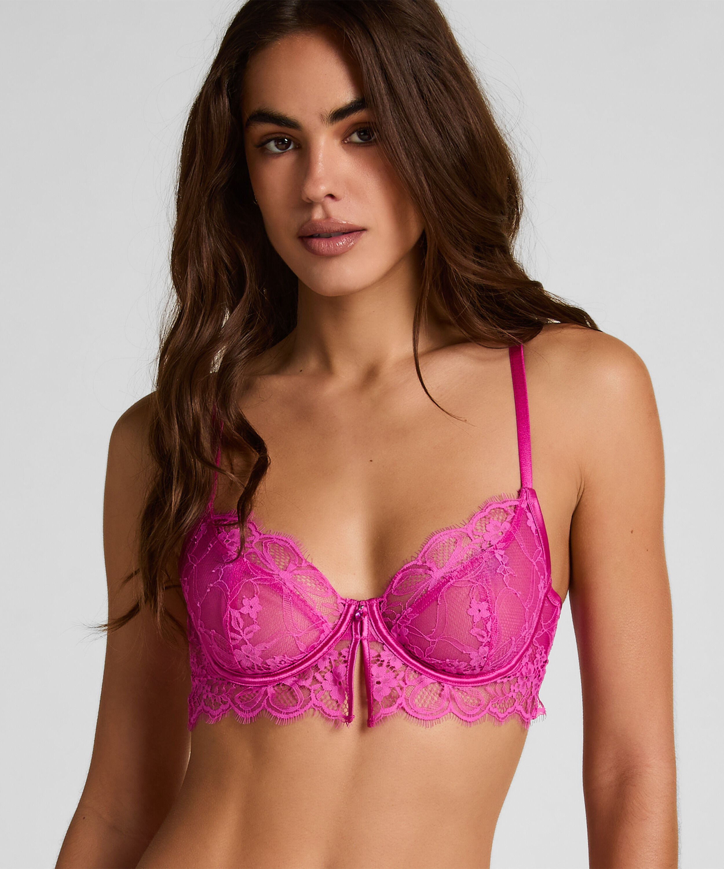 Prina Non-Padded Underwired Bra, Pink Prina Non-Padded Underwired Bra, Pink