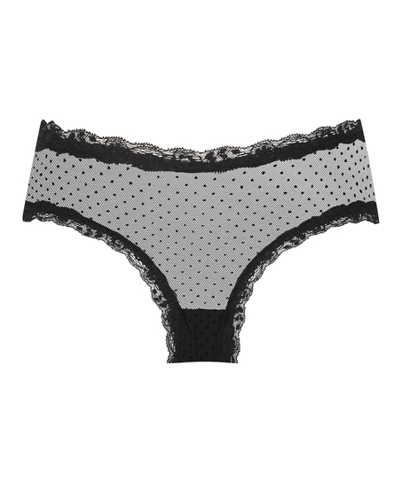 V-shape Mesh Brazilian, Black