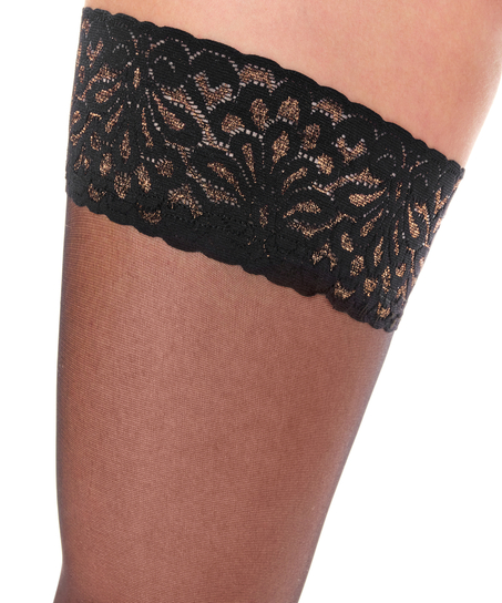 Lexi 30 Denier Stay Ups, Brown