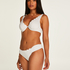 Scallop Rio Bikini Bottoms, White