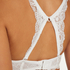 Lace Back Detail, White