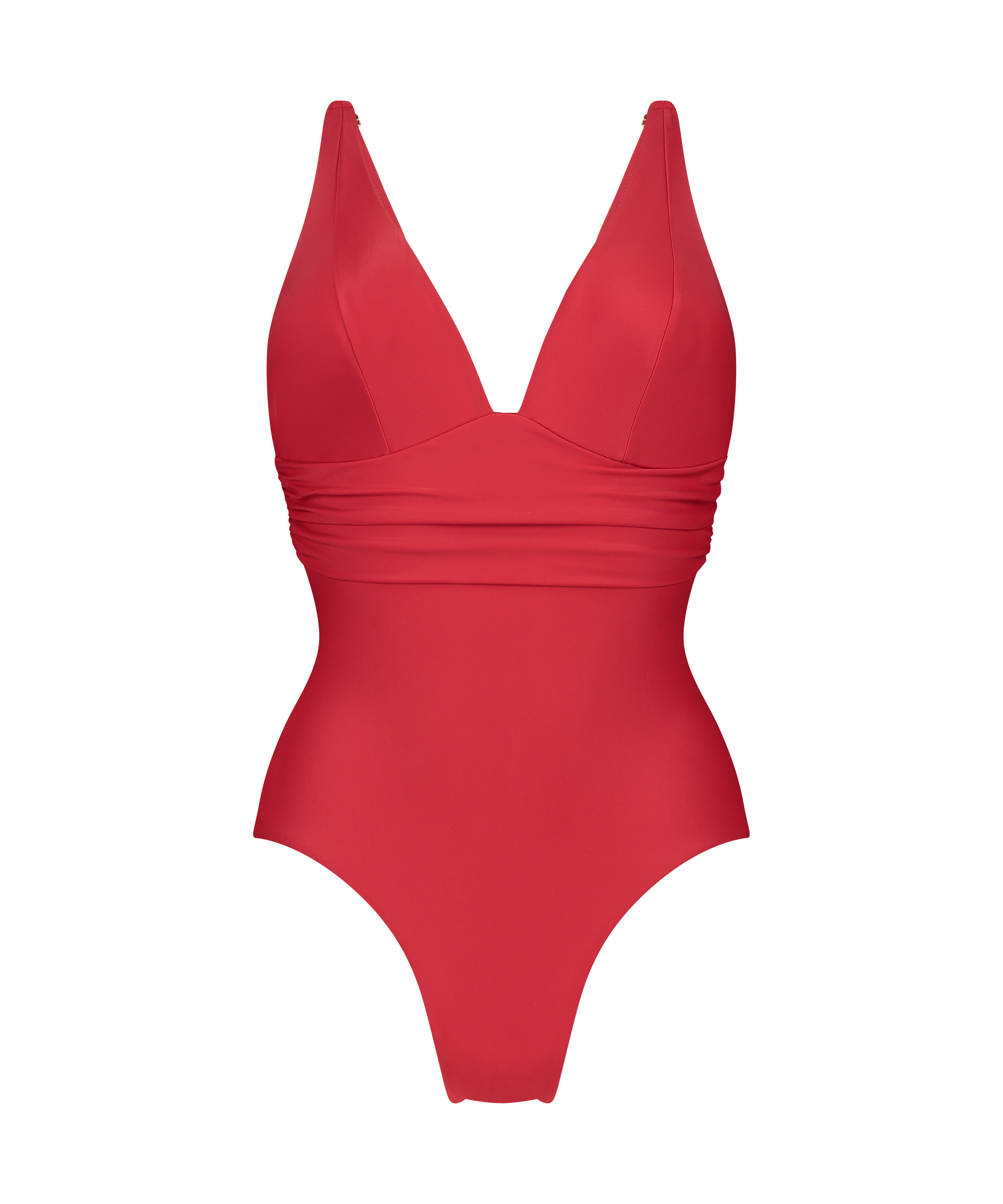 Luxe Shaping Swimsuit, Red, main