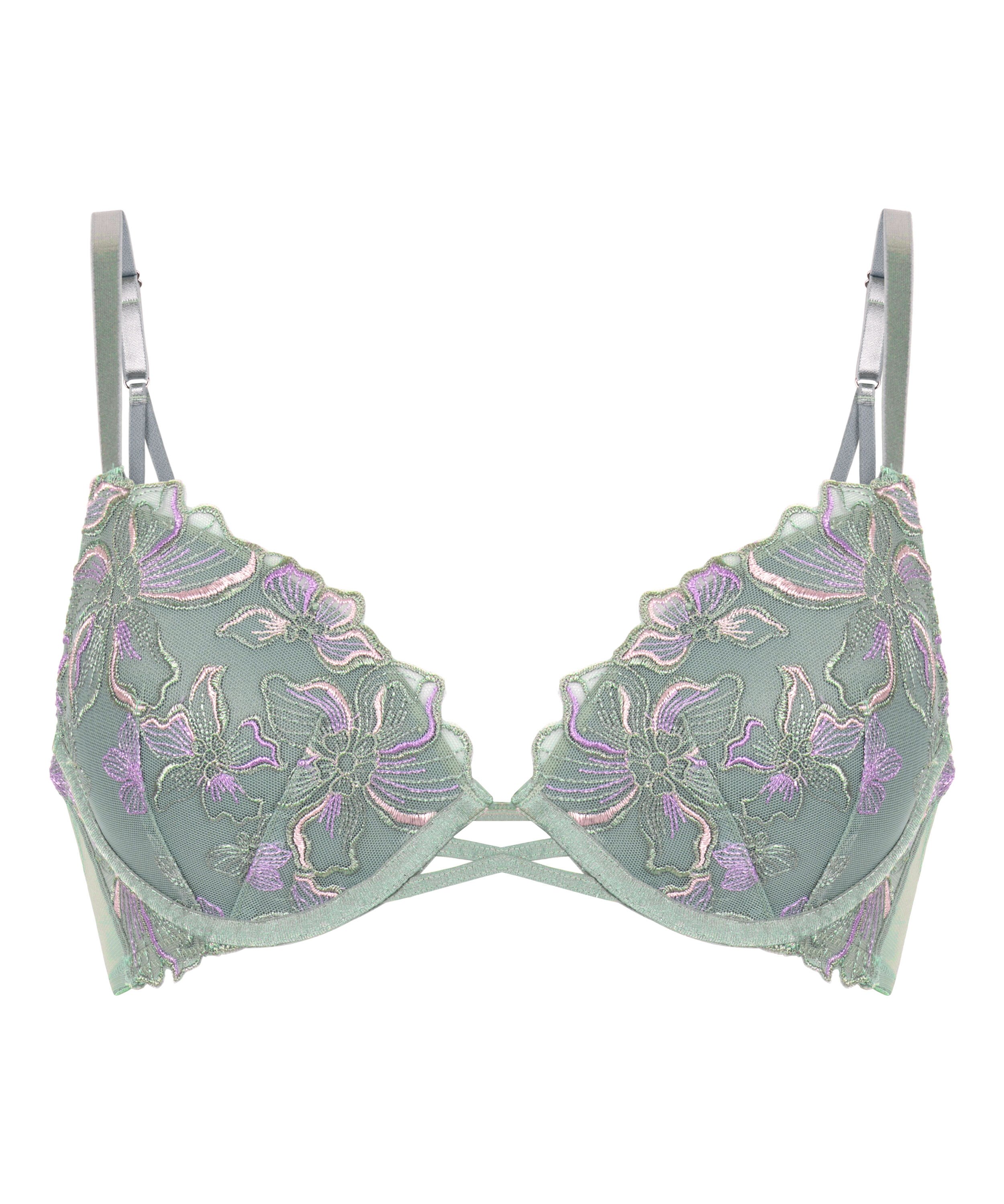 Lauren Padded Underwired Bra, Green