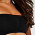 Seamless bandeau top, Black