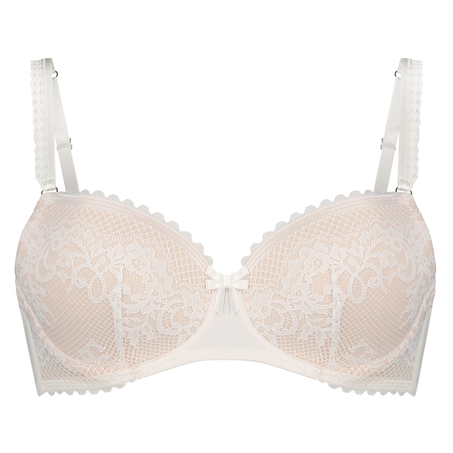 Malika Padded Underwired Bra, White