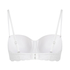 Angie Padded Underwired Strapless Bra, White