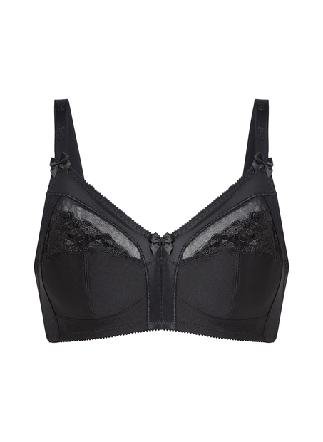 Sara Non-Padded Non-wired Bra, Black